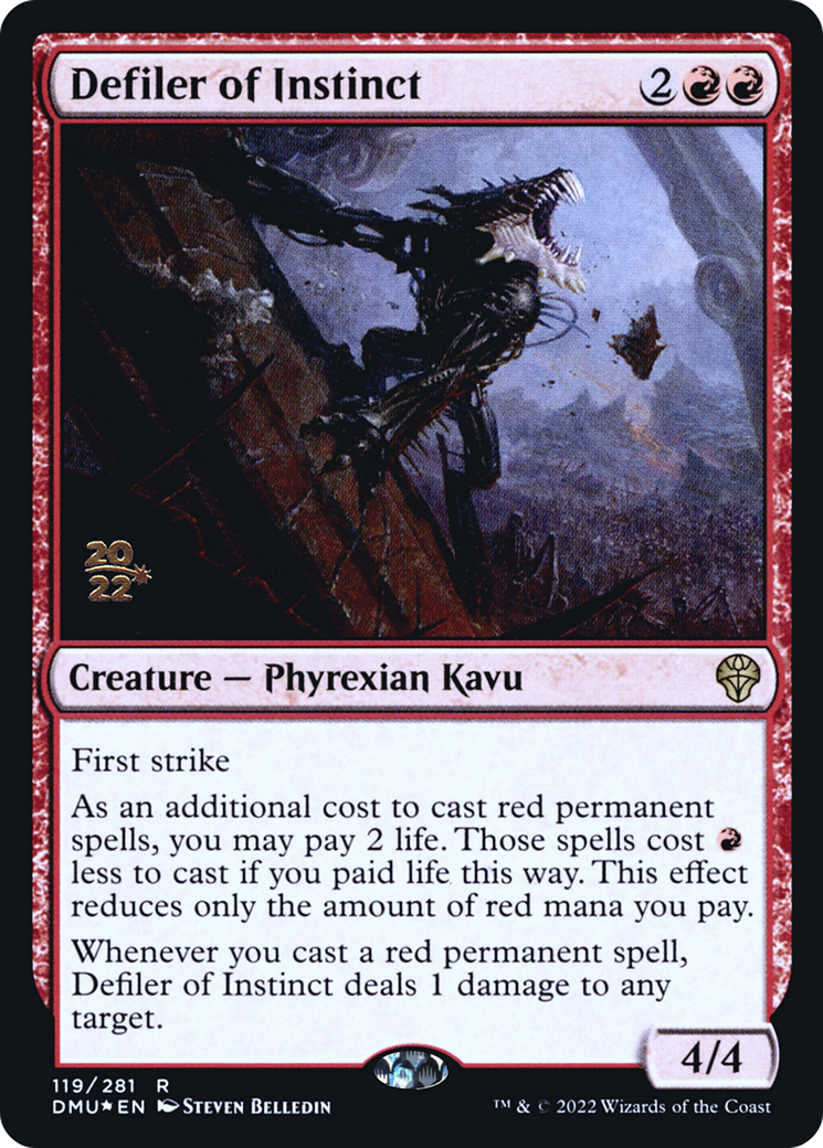 Image of Defiler of Instinct [Dominaria United Prerelease Promos]