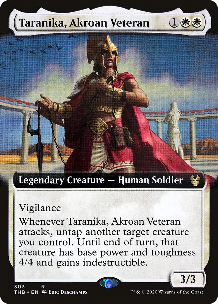 Image of Taranika, Akroan Veteran (Extended Art) [Theros Beyond Death]