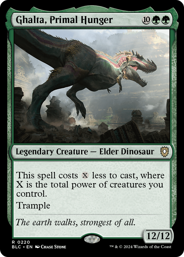 Image of Ghalta, Primal Hunger [Bloomburrow Commander]