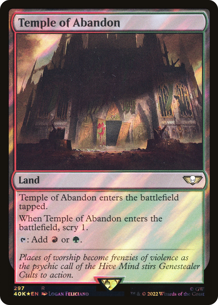 Image of Temple of Abandon (Surge Foil) [Warhammer 40,000]