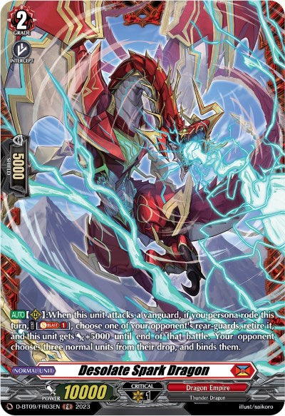 Image of Desolate Spark Dragon (D-BT09/FR03EN) [Dragontree Invasion]