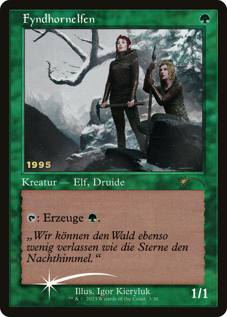 Image of Fyndhornelfen (Fyndhorn Elves) [30th Anniversary Promos]