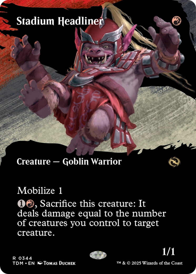 Image of Stadium Headliner (Borderless) [Tarkir: Dragonstorm]