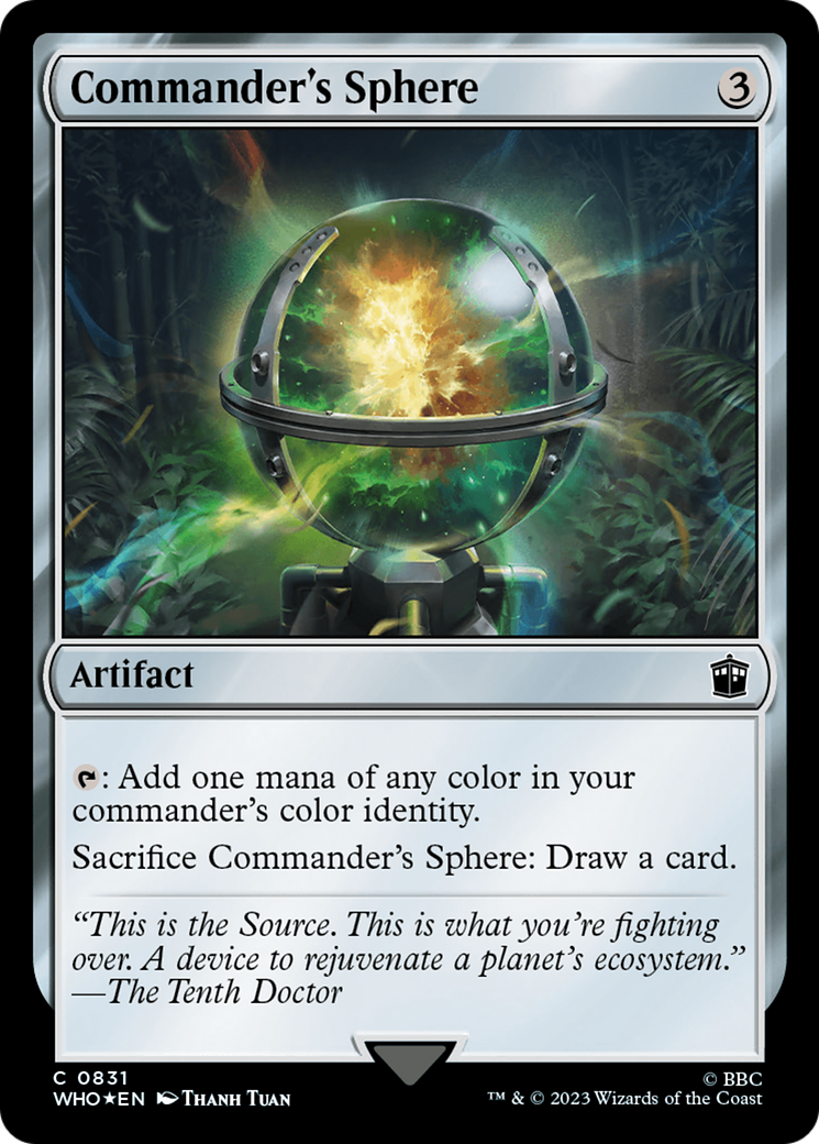 Image of Commander's Sphere (Surge Foil) [Doctor Who]