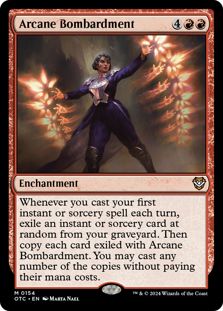Image of Arcane Bombardment [Outlaws of Thunder Junction Commander]