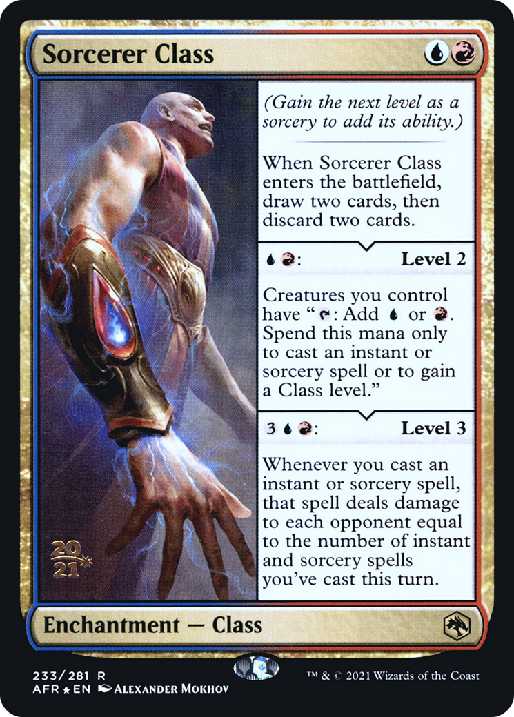 Image of Sorcerer Class [Dungeons & Dragons: Adventures in the Forgotten Realms Prerelease Promos]