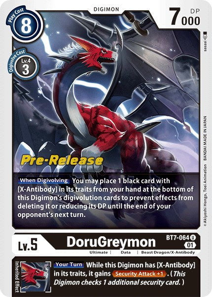 Image of DoruGreymon [BT7-064] [Next Adventure Pre-Release Cards]