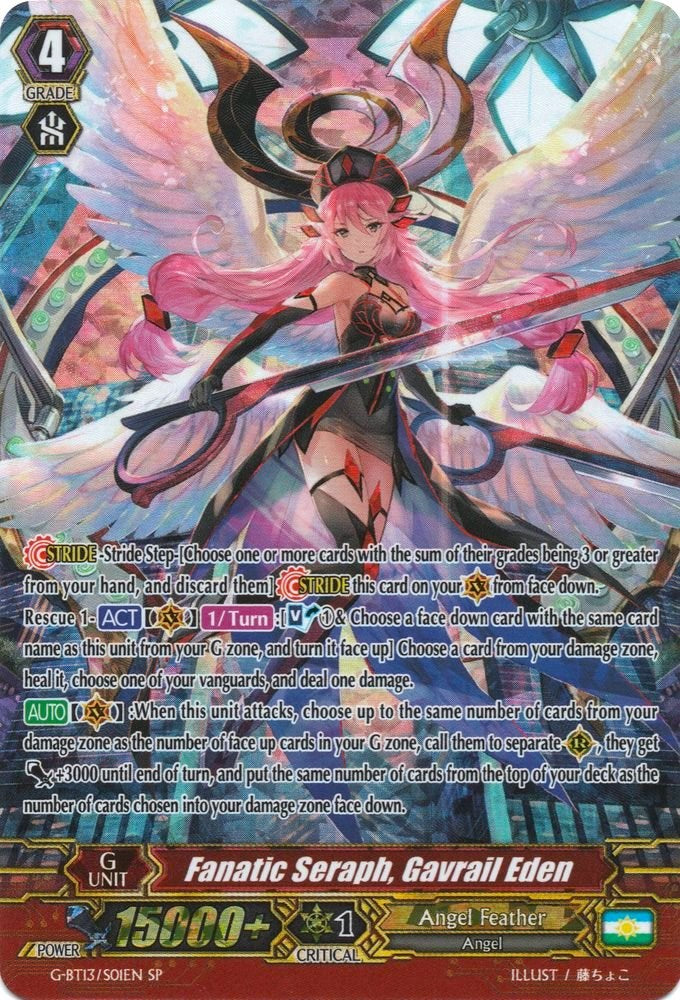 Image of Fanatic Seraph, Gavrail Eden (G-BT13/S01EN) [Ultimate Stride]