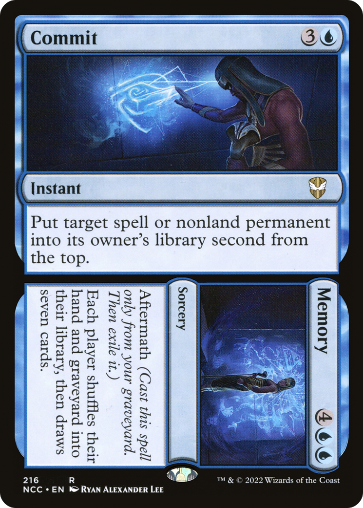 Image of Commit // Memory [Streets of New Capenna Commander]