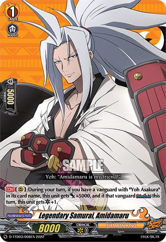 Legendary Samurai, Amidamaru (D-TTD03/008EN) [Shaman King]