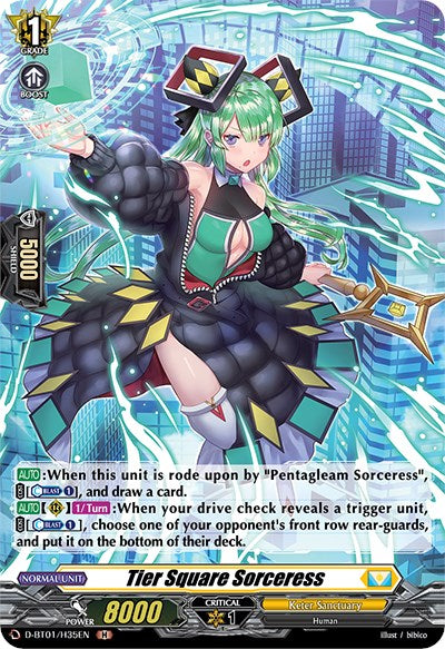 Image of Tier Square Sorceress (D-BT01/H35EN) [Genesis of the Five Greats]