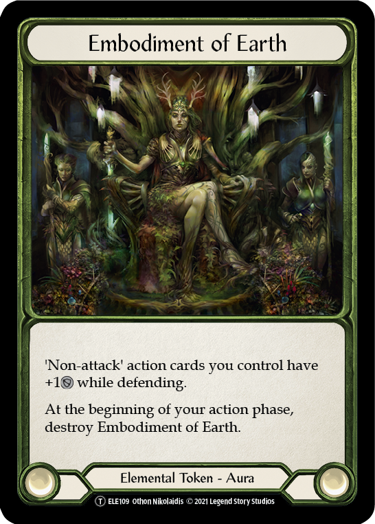 Image of Embodiment of Earth // Shiver [U-ELE109 // U-ELE033] (Tales of Aria Unlimited)  Unlimited Normal
