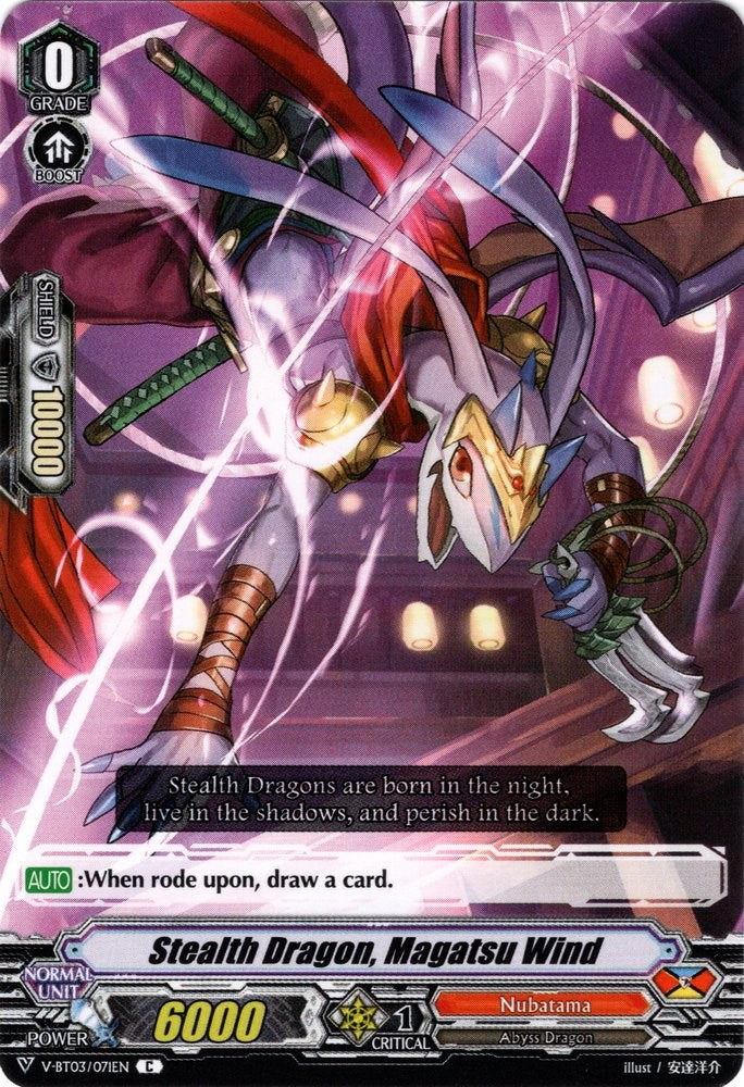 Image of Stealth Dragon, Magatsu Wind (V-BT03/071EN) [Miyaji Academy CF Club]