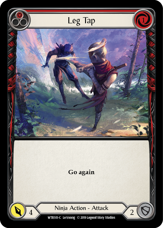 Image of Leg Tap (Red) [WTR101-C] (Welcome to Rathe)  Alpha Print Rainbow Foil