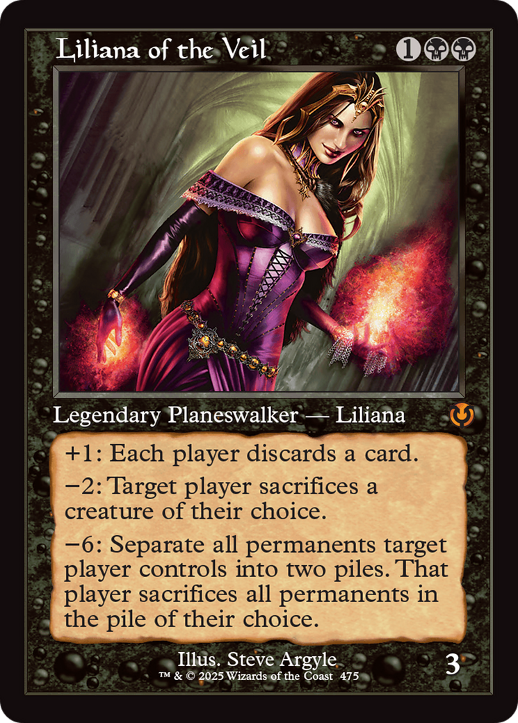 Image of Liliana of the Veil (Retro Frame) [Innistrad Remastered]