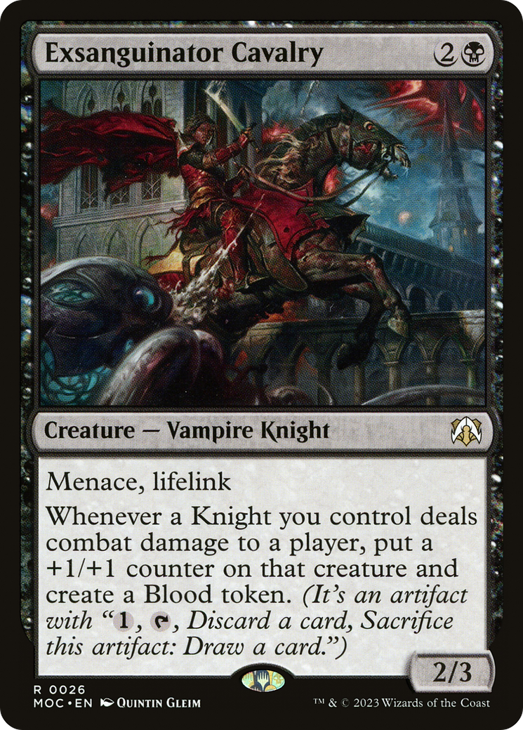 Image of Exsanguinator Cavalry [March of the Machine Commander]