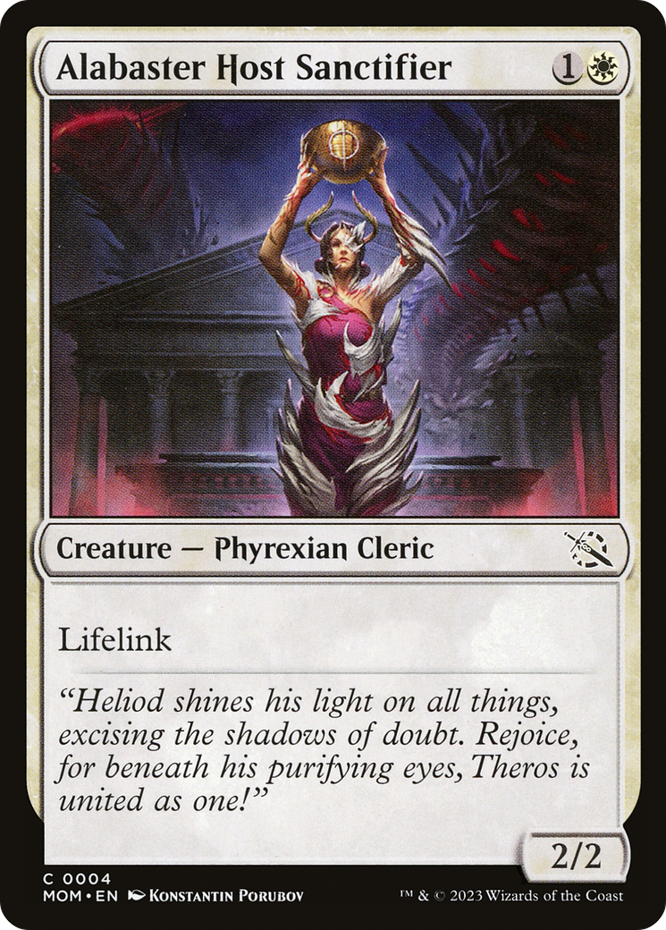 Image of Alabaster Host Sanctifier [March of the Machine]