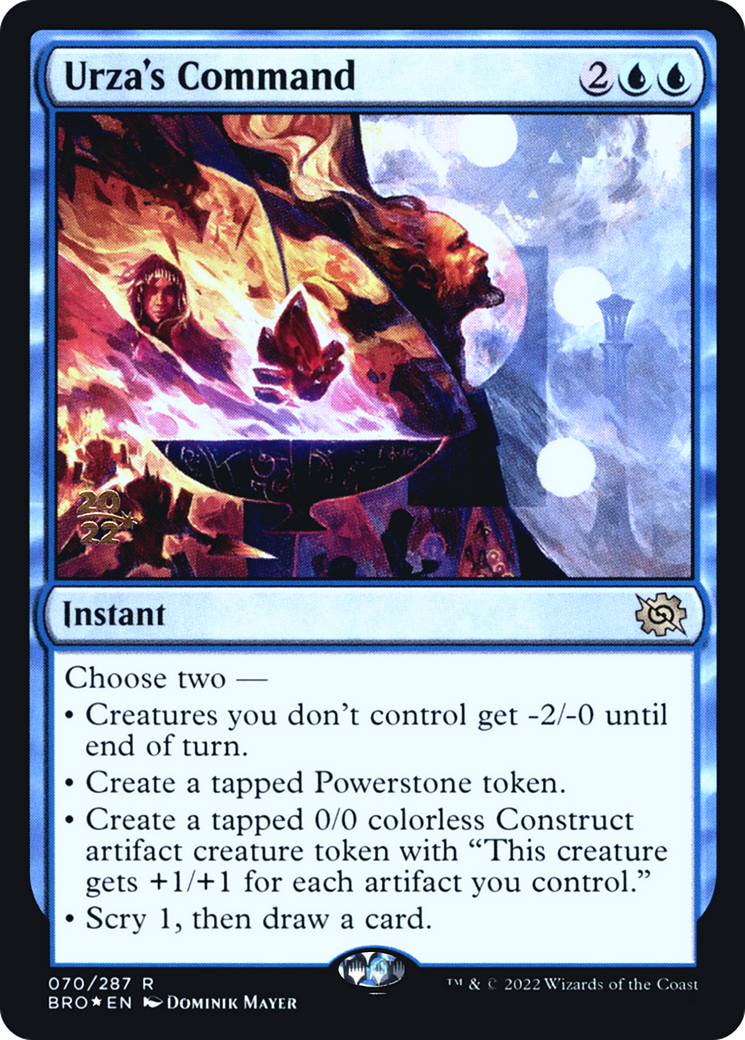 Image of Urza's Command [The Brothers' War Prerelease Promos]