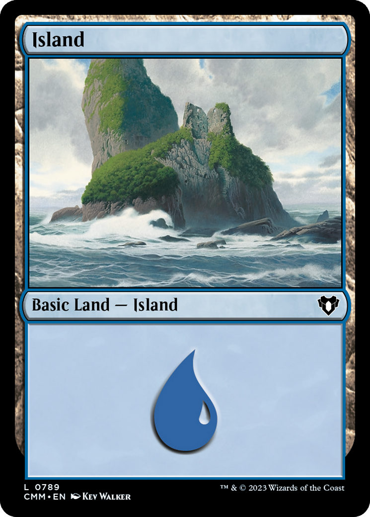Image of Island (789) [Commander Masters]