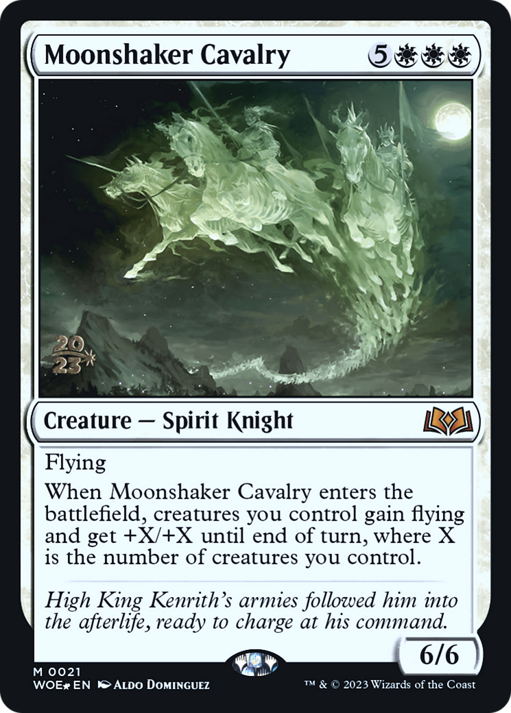 Image of Moonshaker Cavalry [Wilds of Eldraine Prerelease Promos]