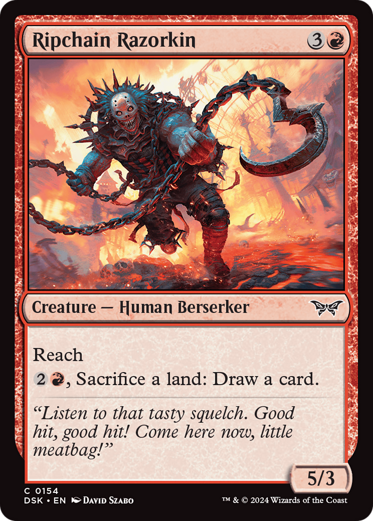 Image of Ripchain Razorkin [Duskmourn: House of Horror]