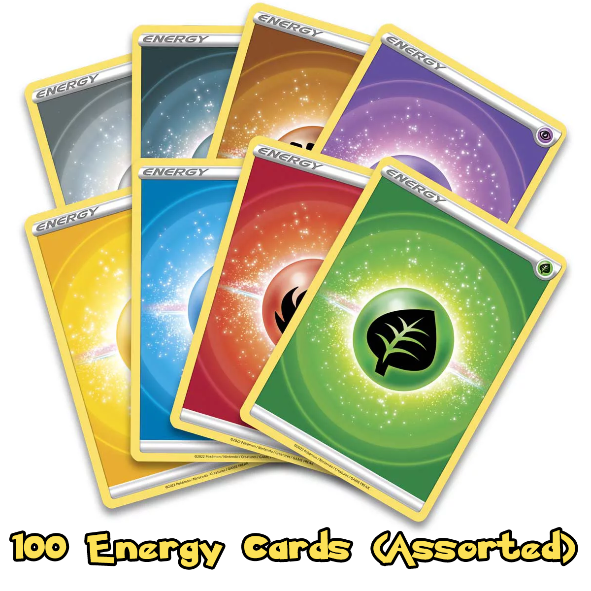 Image of Basic Energy Pack Pokemon (100 Assorted Basic Energy cards)