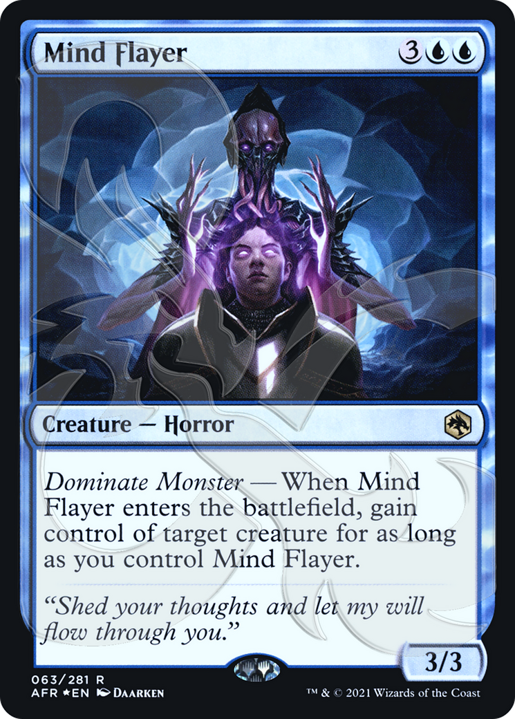 Image of Mind Flayer (Ampersand Promo) [Dungeons & Dragons: Adventures in the Forgotten Realms Promos]