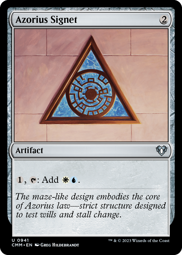 Image of Azorius Signet [Commander Masters]