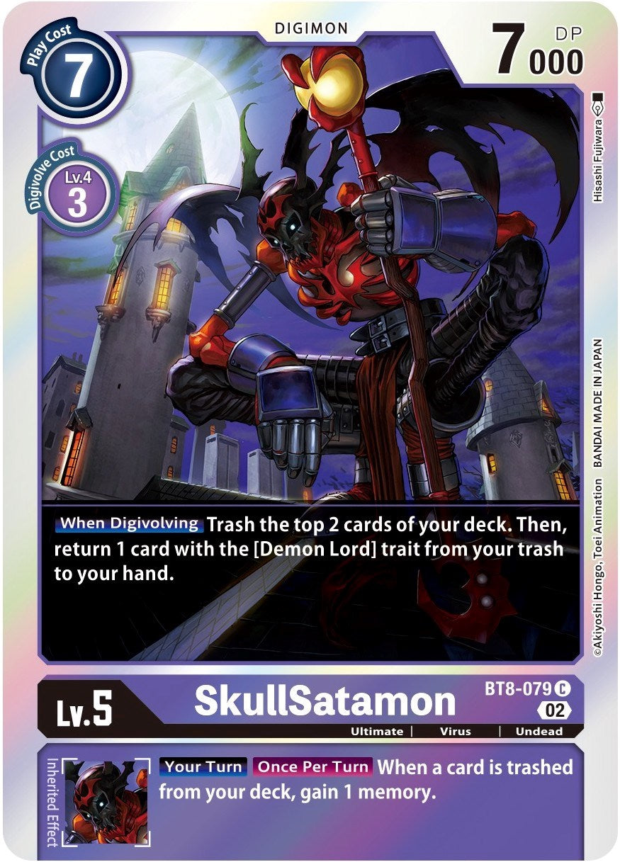Image of SkullSatamon [BT8-079] (Alternate Art) [Starter Deck: Beelzemon Advanced Deck Set]