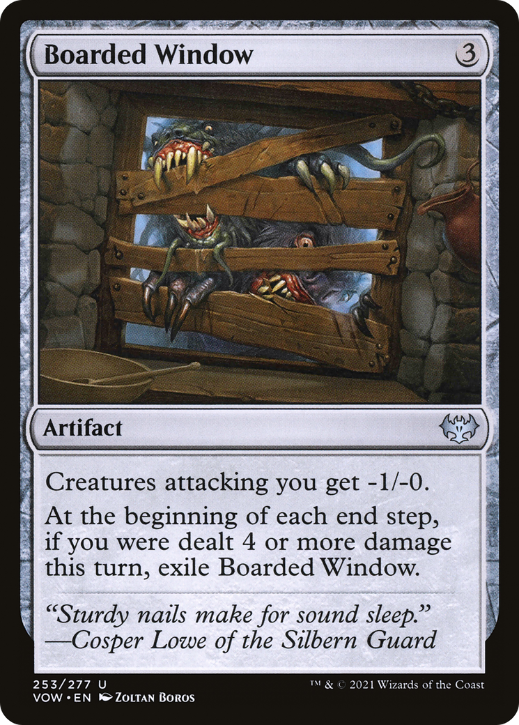 Image of Boarded Window [Innistrad: Crimson Vow]