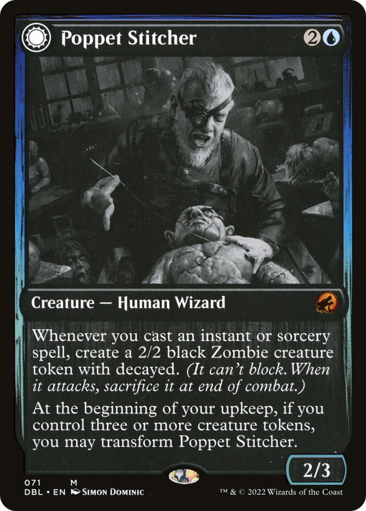 Image of Poppet Stitcher // Poppet Factory [Innistrad: Double Feature]
