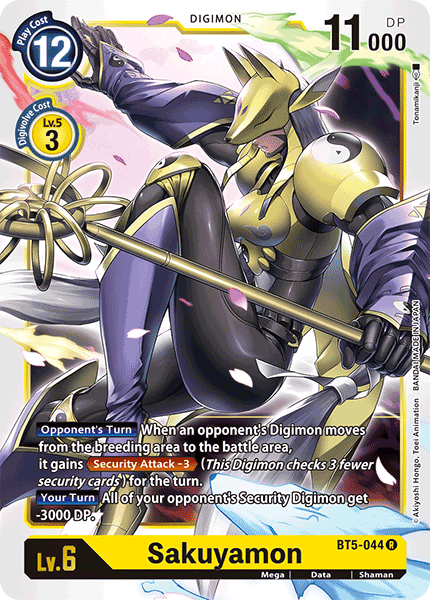 Image of Sakuyamon [BT5-044] [Battle of Omni]