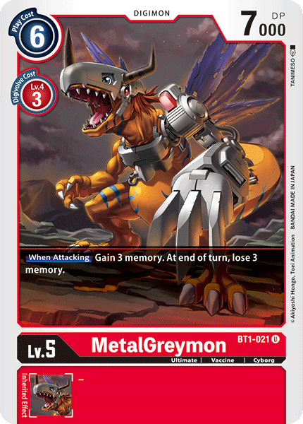 Image of MetalGreymon [BT1-021] [Release Special Booster Ver.1.0]