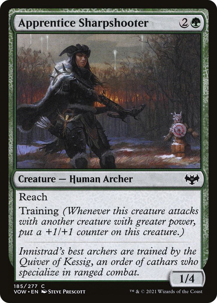 Image of Apprentice Sharpshooter [Innistrad: Crimson Vow]