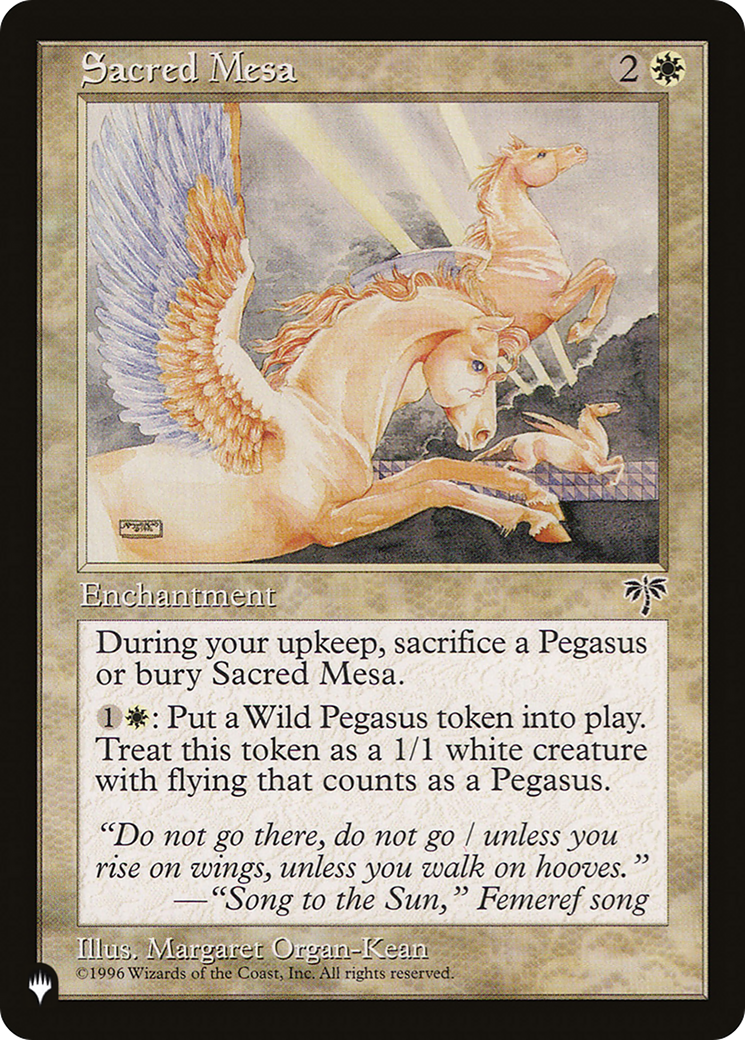 Image of Sacred Mesa [The List]