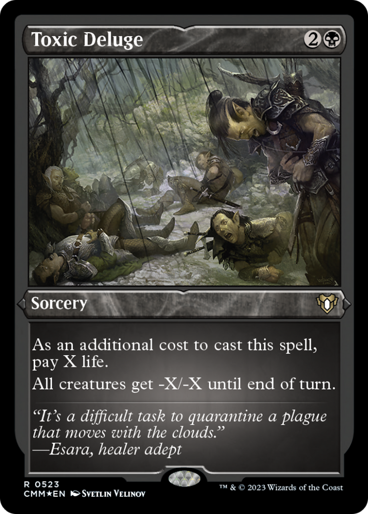 Image of Toxic Deluge (Foil Etched) [Commander Masters]