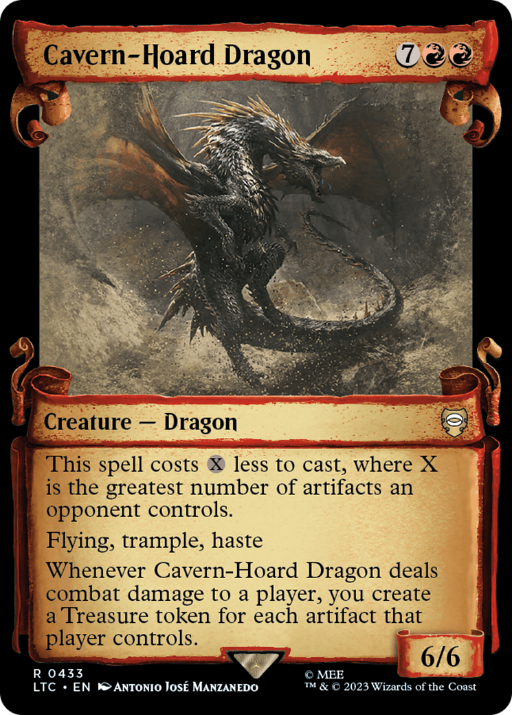 Image of Cavern-Hoard Dragon [The Lord of the Rings: Tales of Middle-Earth Commander Showcase Scrolls]