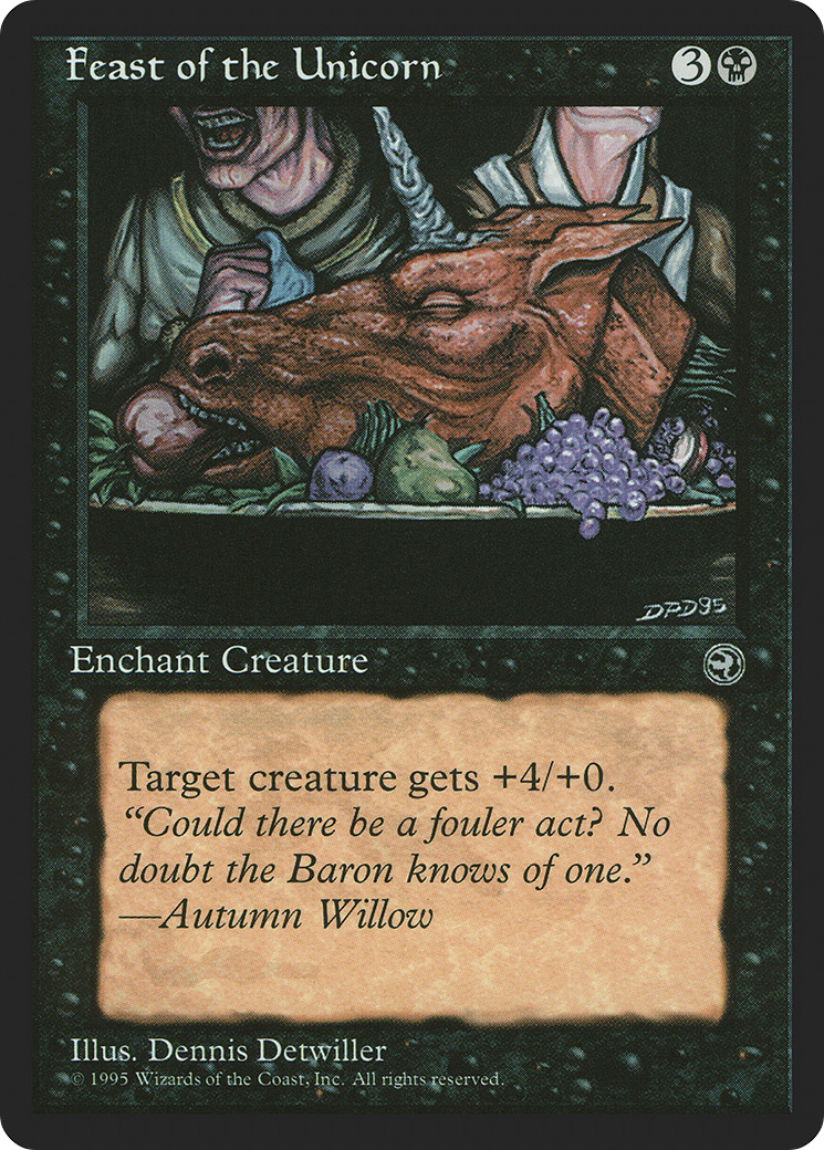 Image of Feast of the Unicorn (Autumn Willow Flavor Text) [Homelands]