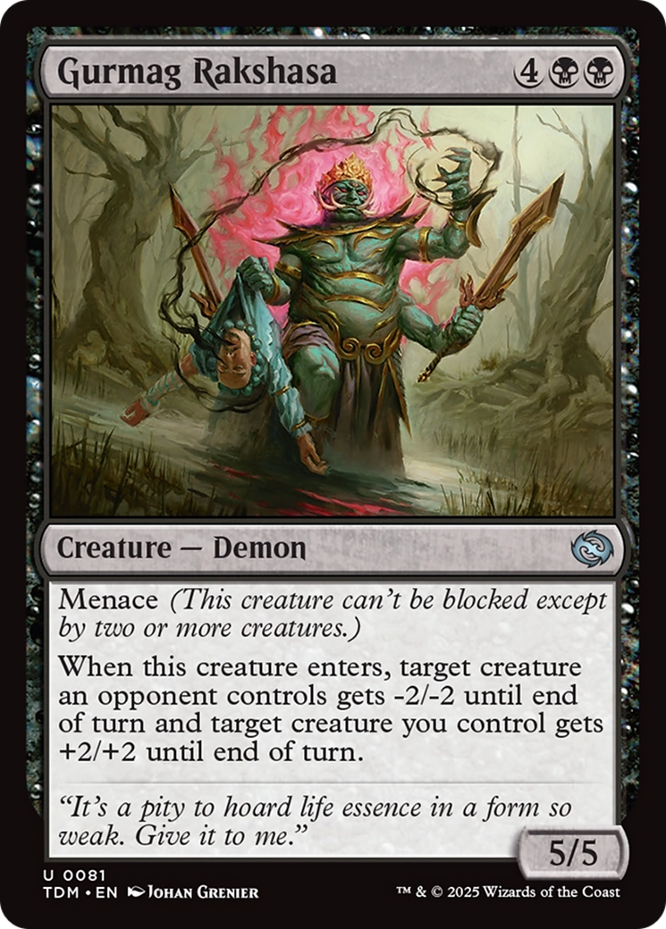 Image of Gurmag Rakshasa [Tarkir: Dragonstorm]