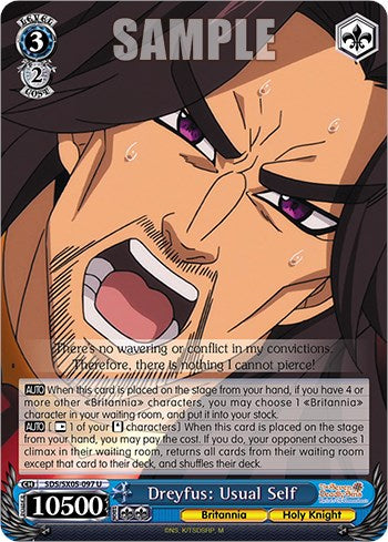 Image of Dreyfus: Usual Self [The Seven Deadly Sins: Revival of The Commandments]