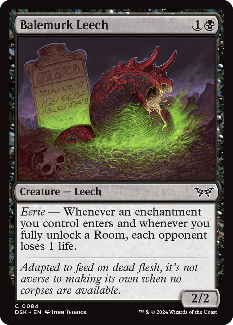 Image of Balemurk Leech [Duskmourn: House of Horror]