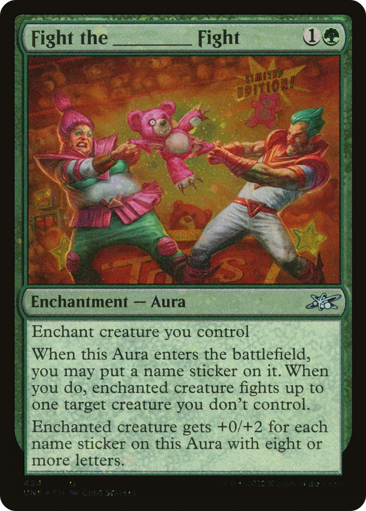 Image of Fight the _____ Fight (Galaxy Foil) [Unfinity]