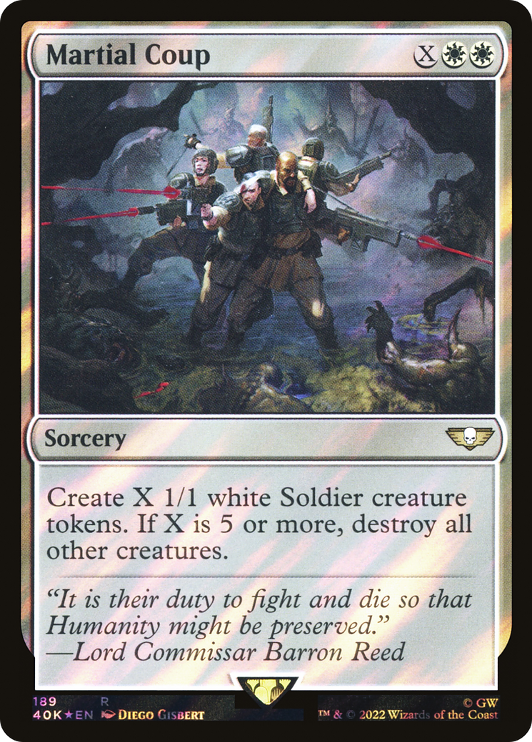 Image of Martial Coup (Surge Foil) [Warhammer 40,000]