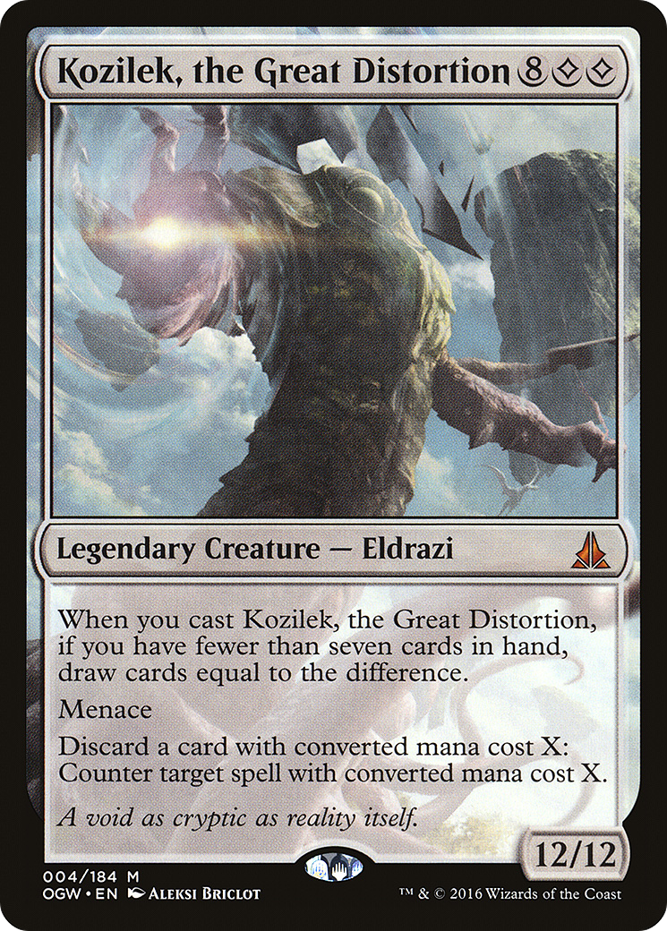 Image of Kozilek, the Great Distortion [Oath of the Gatewatch]