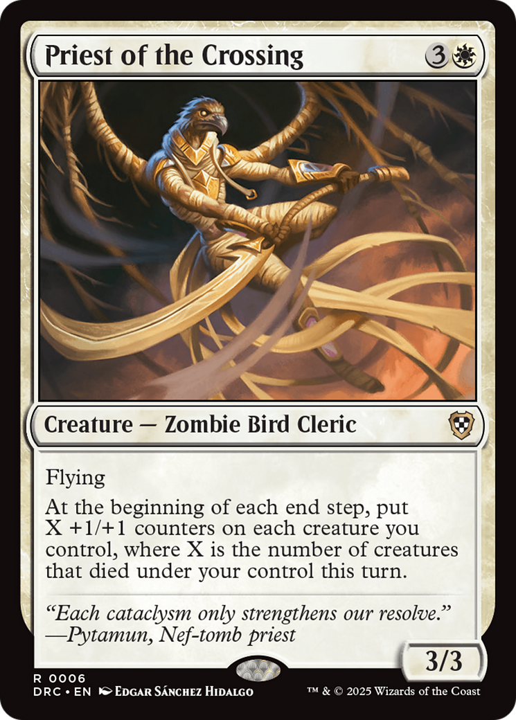 Image of Priest of the Crossing [Aetherdrift Commander]