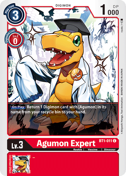 Image of Agumon Expert [BT1-011] [Release Special Booster Ver.1.0]