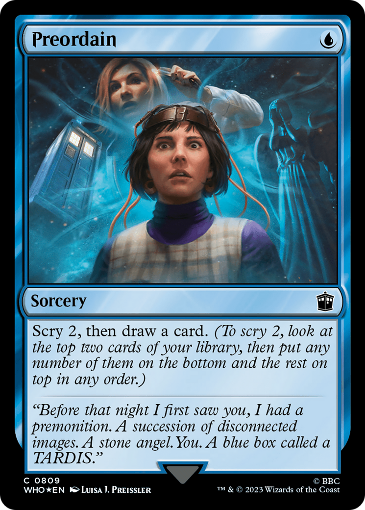 Image of Preordain (Surge Foil) [Doctor Who]