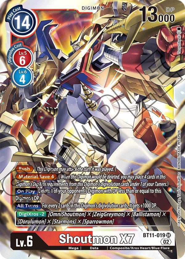 Image of Shoutmon X7 [BT11-019] [Dimensional Phase]