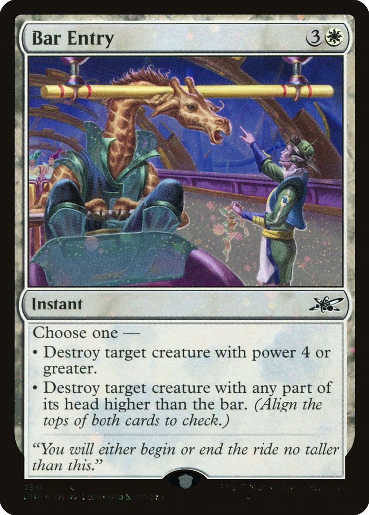 Image of Bar Entry (Galaxy Foil) [Unfinity]
