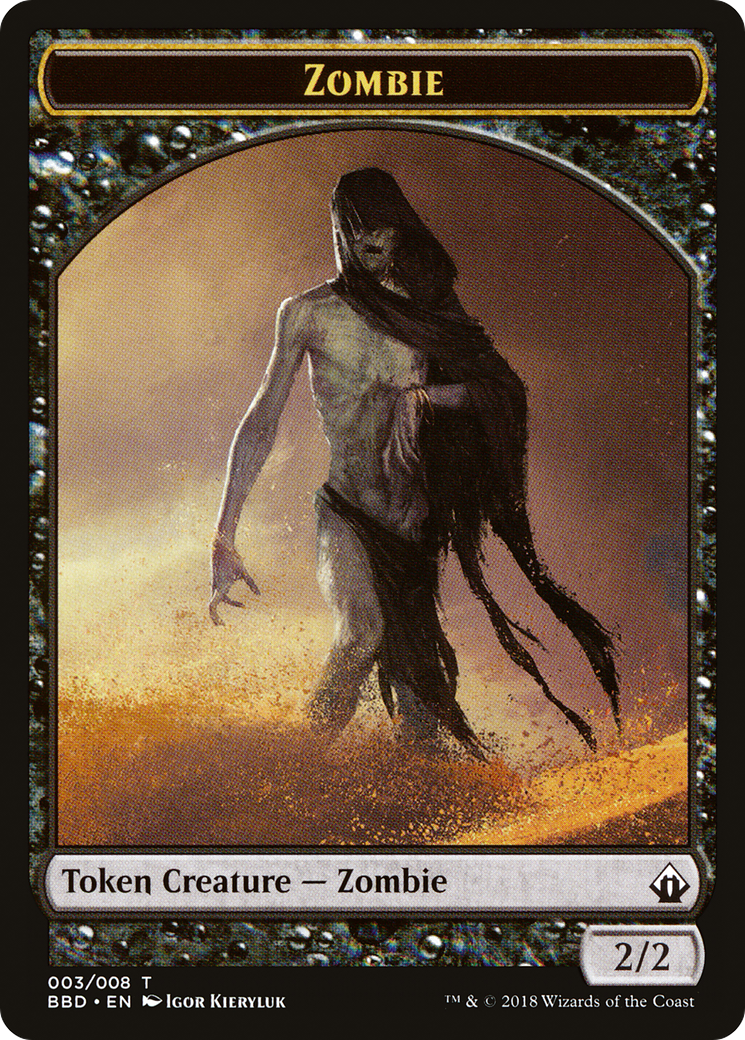 Image of Zombie Token [Battlebond Tokens]